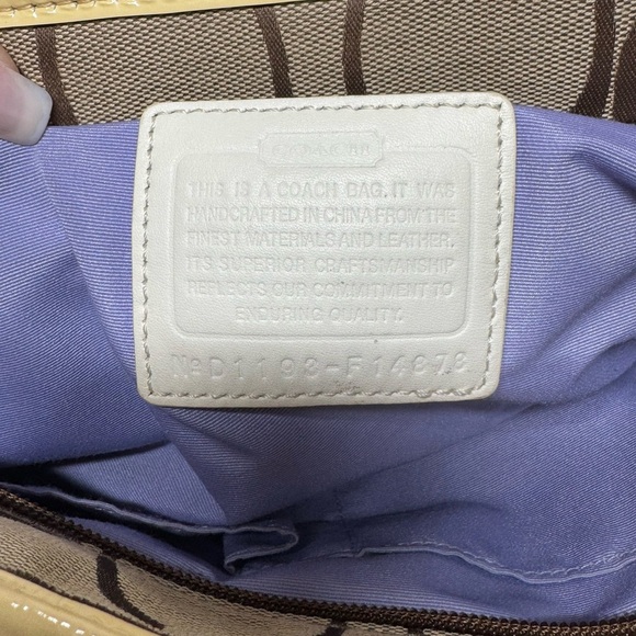 Coach Brown and Yellow Signature Daisy Tote - D1193-F14878 - Picture 2 of 8